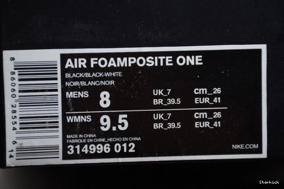 Foamposite Nike Floral One 314996-012 Air 0719